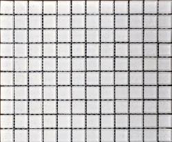 Settimo Mozaic alb din sticla cu sclipici MGL020 (MI109)