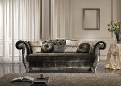 Settimo Canapea Romantic din lemn masiv, stil italian clasic (GLC054) Canapea
