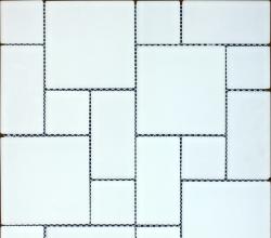 Settimo Mozaic alb din sticla GL019 (MI122)