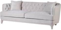 London House Canapea cu tapiterie din catifea ivory Camden (HC0019) Canapea