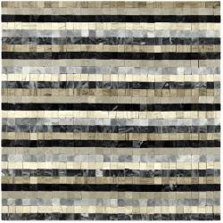 Settimo Mozaic marmura bej-gri-negru MST036 (MI191)