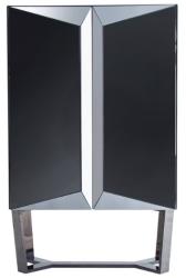 VICAL Comoda Kirishi negru si argintiu (VI1050) Comoda