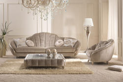 Settimo Canapea modulara Paradise din lemn masiv, stil italian clasic (GLC042) Canapea