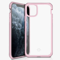 ItSkins Husa iPhone 11 Pro IT Skins Hybrid Solid Pink & Transparent (antishock) (APXE-HYBSO-PKTR)