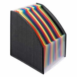 VELOFLEX Suport vertical expandabil pentru cataloage, 23 compartimente, VELOFLEX Color