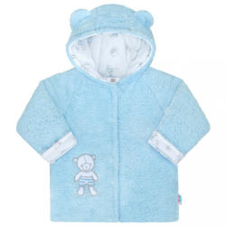 NEW BABY Téli baba kabátka New Baby Nice Bear kék - pindurka