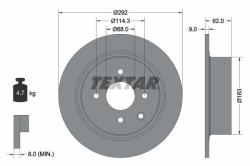 TEXTAR Disc frana TEXTAR PRO 92234303 (92234303)
