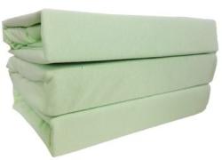  Set 3 Husa cu elastic Bumbac Tricot 3HS180V 180x200 cm Verde