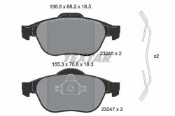 TEXTAR set placute frana, frana disc TEXTAR Q+ 2324502 (2324502)