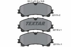 TEXTAR set placute frana, frana disc TEXTAR 2211701 (2211701)