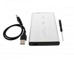 Carcasa HDD 2.5" SATA USB 2.0 argintiu (ENCL-2.5/SATA/USB2.0-02SR)
