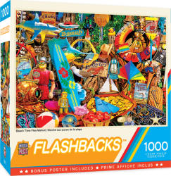 Masterpieces Puzzle Master Pieces din 1000 de piese - Beach Time Flea Market (72038) Puzzle
