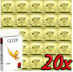 GLYDE Maxi - Premium Vegan Condoms 20 pack