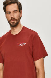 Levi's - T-shirt - burgundia S