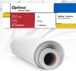 OPTIMA Rola plotter A0, 80gr, 841mm x 50m, Optima - Premium (OP-164050841)