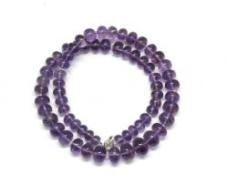  Colier din Ametist Uruguay Disc - 5-9 x 7-11 mm - Accesorii Argint 925 - concepttropic - 399,00 RON