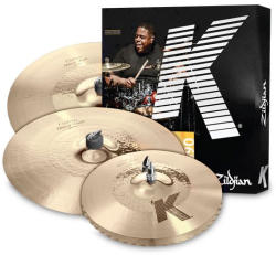  Zildjian K CUSTOM HYBRID 4 PC CYMBAL SET KCH390