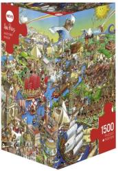 Heye Triangular puzzle - History River, Prades 1500 db-os (29890)