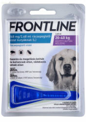 Frontline Spot On kutya "L" 20-40 kg 2, 68 ml (3db, 3x2, 68 ml)