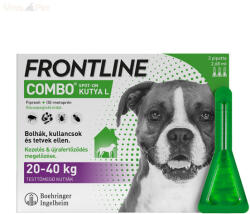 Frontline Combo Spot On kutya "L" 20-40 kg 2, 68 ml (3db, 3x2, 68 ml)