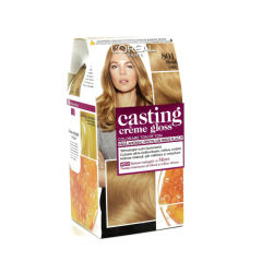 Casting Creme Gloss Vopsea de par fara amoniac L Oreal Paris Casting Creme Gloss 801 Blond Satin, 180ml