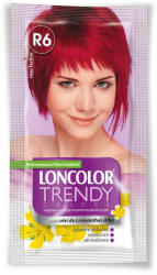 Trendy Colors Vopsea de par semipermanenta fara amoniac Loncolor Trendy Colors R6 Rosu Techno, 50ml