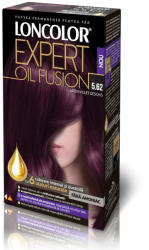 LONCOLOR Vopsea de par fara amoniac Loncolor Expert Oil Fusion 5.62 Saten Violet Deschis, 100ml