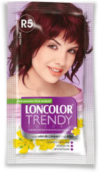 Trendy Colors Vopsea de par semipermanenta fara amoniac Loncolor Trendy Colors R5 Rosu Soul, 50ml