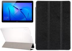 Lemontti Husa Huawei MediaPad T3 Tableta Huawei T3 9.6 inch Lemontti Flip Leather Case Silk Texture Black (WMCS0616B)
