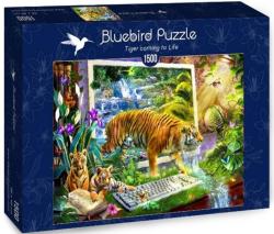 Bluebird Puzzle Tiger Coming to Life 1500 db-os (70200)