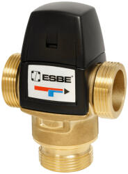 ESBE VTA522 termosztatikus háromjáratú keverőszelep, 1" külső menettel, 20-43 °C (31620100)