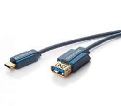 clicktronic Cablu USB 3.2-A la USB type C T-M 0.5m, Clicktronic CLICK45127 (CLICK45127)