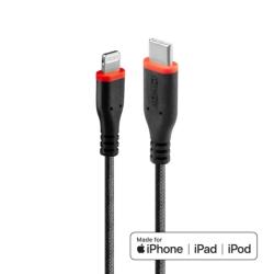 Lindy Cablu USB type C la Lightning MFI T-T 2m rezistent, Lindy L31287 (L31287)