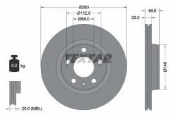 TEXTAR Disc frana TEXTAR PRO+ 92083505 (92083505)