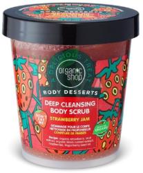 Organic Shop Scrub de corp delicios Strawberry Jam Body Desserts Organic Shop 450-g