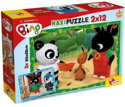Lisciani Bing a barátaival maxi puzzle 2x12 db (81226)