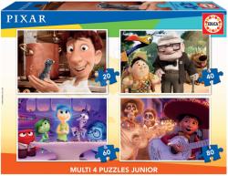 Educa Disney Pixar mesehősök 4 az 1-ben 20,40,60,80 db-os (18625)