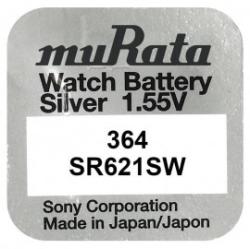Murata Baterie pentru ceas - Murata SR621SW - 364 (SR621SW)