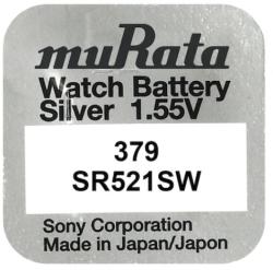 Murata Baterie pentru ceas - Murata SR521SW - 379 (SR521SW) Baterii de unica folosinta