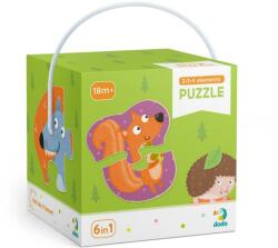 dodo Erdei Állatok bébi puzzle 2,3,4 db-os (D300195)