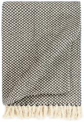 vidaXL Pătură decorativă, antracit, 125 x 150 cm, bumbac (133806) Patura