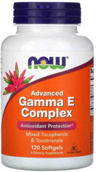 NOW Advanced Gamma E Complex (Vitamina E), Now Foods, 120 softgels
