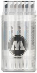 MOLOTOW Marker, varf dublu, Aqua Twin Complete Set Grey, 12 buc/set Molotow MLW508