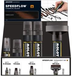 MOLOTOW Set markere cu vopsea, diverse dimensiuni, Speedflow Ink 14 buc/set Molotow MLW691