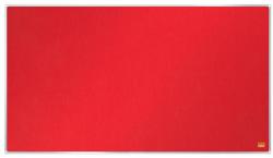 Nobo Textiltábla, széles képarány, 40 /89x50cm, alumínium keret, NOBO Impression Pro , piros (VN5420)