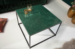 ELEMENTS exkluzív márvány dohányzóasztal - 50cm - zöld (40114)