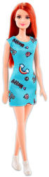 Mattel Barbie - Vörös hajú kék ruhában (FJF18)