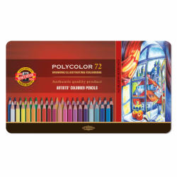 KOH-I-NOOR Creioane colorate KOH-I-NOOR Polycolor 3827, 72 buc/set