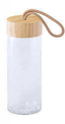EVERESTUS Sticla sport, 420 ml, ø80×200 mm, Everestus, 20FEB8259, Sticla, Bambus, Transparent (EVE10-AP721178)