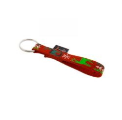 Lupine kulcstartó (Happy Holidays-piros 1, 25 cm széles) (KEY71313)